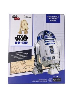 IncrediBuilds Disney Star Wars R2-D2 Collectible 3D Wood Model Kit